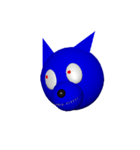 Blue Dogの顔（個別スタンプ：5）