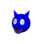 Blue Dogの顔（個別スタンプ：8）