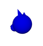 Blue Dogの顔（個別スタンプ：12）