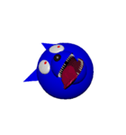 Blue Dogの顔（個別スタンプ：18）