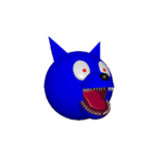 Blue Dogの顔（個別スタンプ：19）
