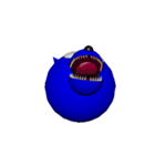 Blue Dogの顔（個別スタンプ：20）