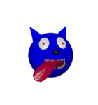 Blue Dogの顔（個別スタンプ：21）