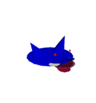 Blue Dogの顔（個別スタンプ：23）