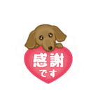 かわいい犬一家（個別スタンプ：5）