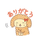 マシュマロプードル（個別スタンプ：3）
