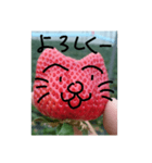 いちごねこ。（個別スタンプ：21）