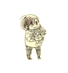 もちもち青ちゃん（個別スタンプ：11）