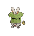 Tシャツうさぎ（個別スタンプ：3）