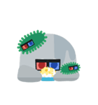 ミンドリとミンキたち（個別スタンプ：5）