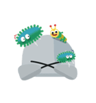 ミンドリとミンキたち（個別スタンプ：9）