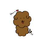 ゆるまる犬スタンプ（個別スタンプ：3）