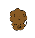 ゆるまる犬スタンプ（個別スタンプ：4）