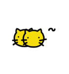 黄色いさん猫（個別スタンプ：15）