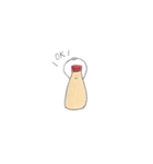 マヨネーズのマヨちゃん（個別スタンプ：1）