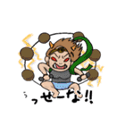 はじめ〜まんファミリーの日常with鬼嫁（個別スタンプ：34）