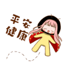 動物の衣装を着た女の子。（個別スタンプ：38）