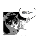 漫画風猫スタンプ（個別スタンプ：12）