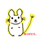 デグー、時々猫（個別スタンプ：3）