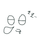 意外と使えるシンプル顔文字（個別スタンプ：6）