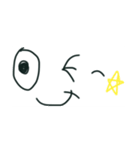 意外と使えるシンプル顔文字（個別スタンプ：10）