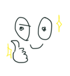 意外と使えるシンプル顔文字（個別スタンプ：34）