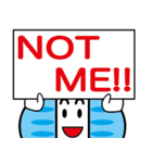 ちょうちょうスタンプ[英語圏]（個別スタンプ：8）