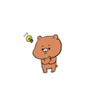 いろいろなくまのすけ（個別スタンプ：3）
