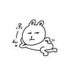 情緒不安定なうさぴー（個別スタンプ：9）