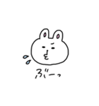 情緒不安定なうさぴー（個別スタンプ：15）