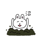 情緒不安定なうさぴー（個別スタンプ：31）