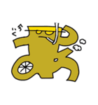 文字くん！あいさつ（個別スタンプ：1）