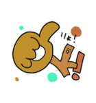 文字くん！あいさつ（個別スタンプ：8）