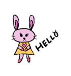 ミミーちゃんのあいさつ（個別スタンプ：1）