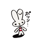 うさぎのうさまる。（個別スタンプ：3）