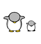ついてくるペンギンのスタンプ(文字なし)（個別スタンプ：19）