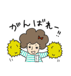 しましまアフロガール2【りえこ】（個別スタンプ：6）