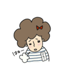 しましまアフロガール2【りえこ】（個別スタンプ：19）