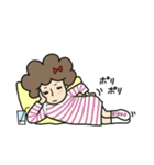 しましまアフロガール2【りえこ】（個別スタンプ：24）