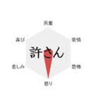 本当の気持ちを伝えるグラフ（個別スタンプ：16）