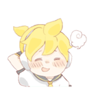 鏡音リンと鏡音レンのほのぼのスタンプ（個別スタンプ：6）