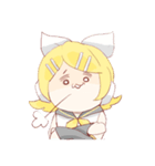 鏡音リンと鏡音レンのほのぼのスタンプ（個別スタンプ：7）