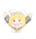 鏡音リンと鏡音レンのほのぼのスタンプ（個別スタンプ：12）