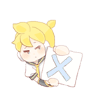 鏡音リンと鏡音レンのほのぼのスタンプ（個別スタンプ：14）