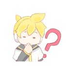 鏡音リンと鏡音レンのほのぼのスタンプ（個別スタンプ：19）