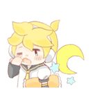 鏡音リンと鏡音レンのほのぼのスタンプ（個別スタンプ：21）