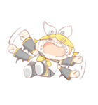鏡音リンと鏡音レンのほのぼのスタンプ（個別スタンプ：24）