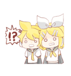 鏡音リンと鏡音レンのほのぼのスタンプ（個別スタンプ：26）