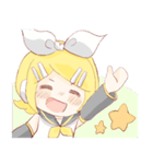 鏡音リンと鏡音レンのほのぼのスタンプ（個別スタンプ：27）