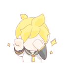 鏡音リンと鏡音レンのほのぼのスタンプ（個別スタンプ：28）